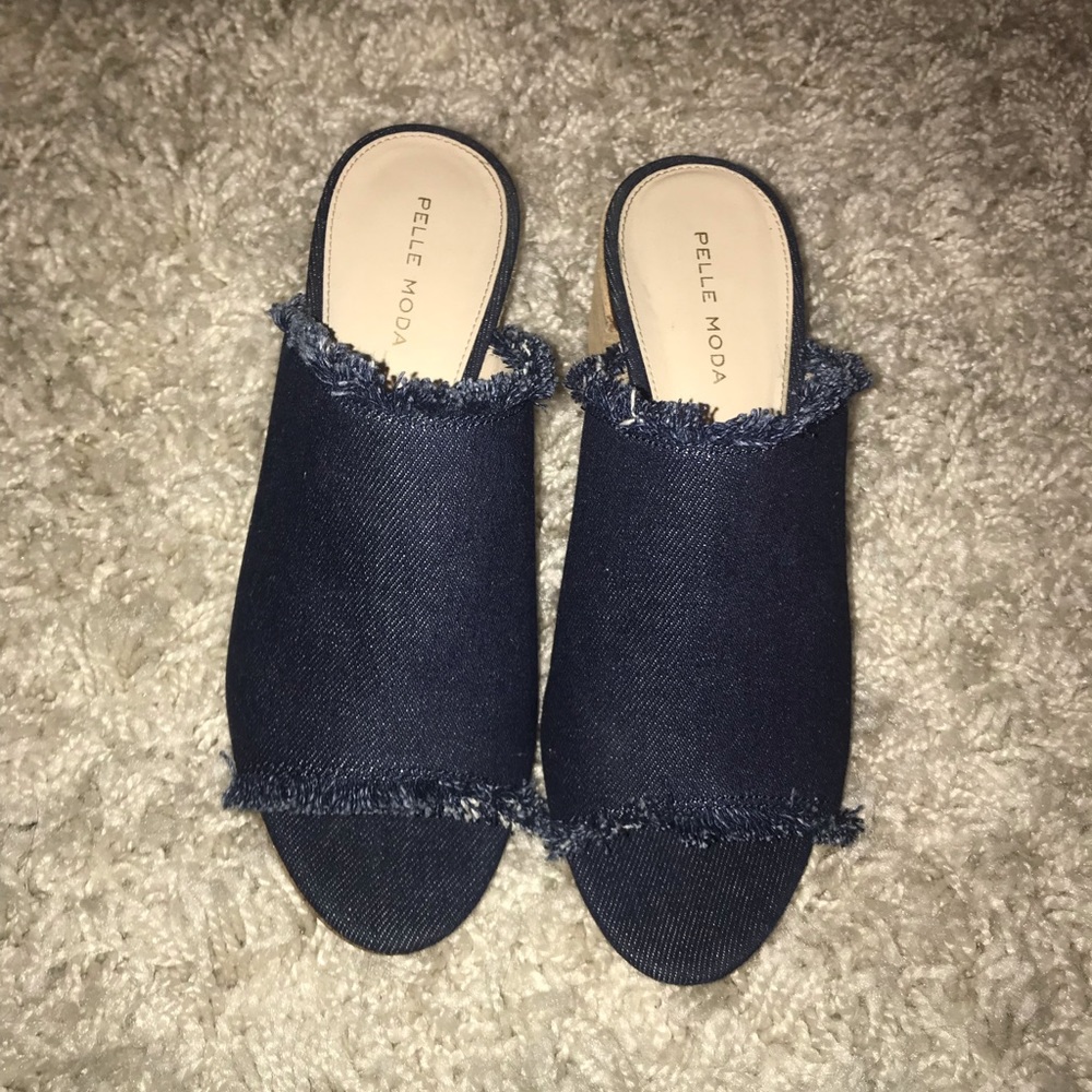 Pelle Moda- Denim Mule